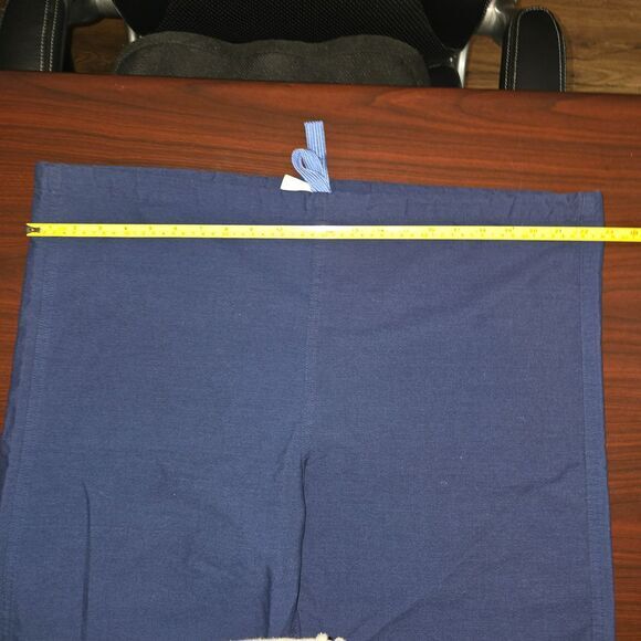 ComfortEase Navy Blue tie scrubs uniform pajamas medical 900JNTL - CM‎ LARGE - Picture 5 of 8